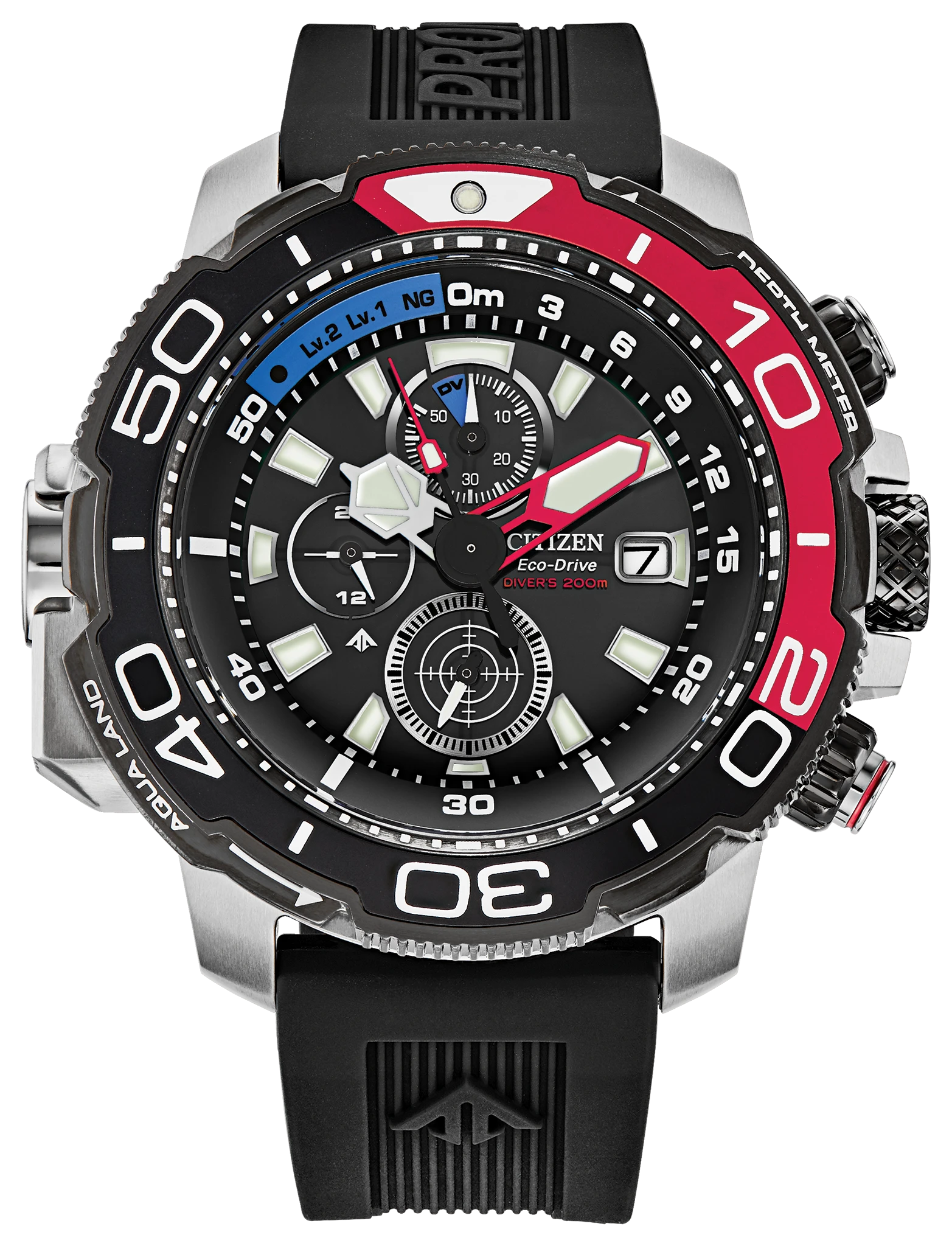 Promaster Aqualand Black Dial Polyurethane Strap BJ2167-03E | CITIZEN